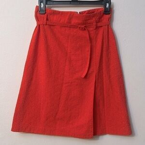 Express design studio orange skirt size 0